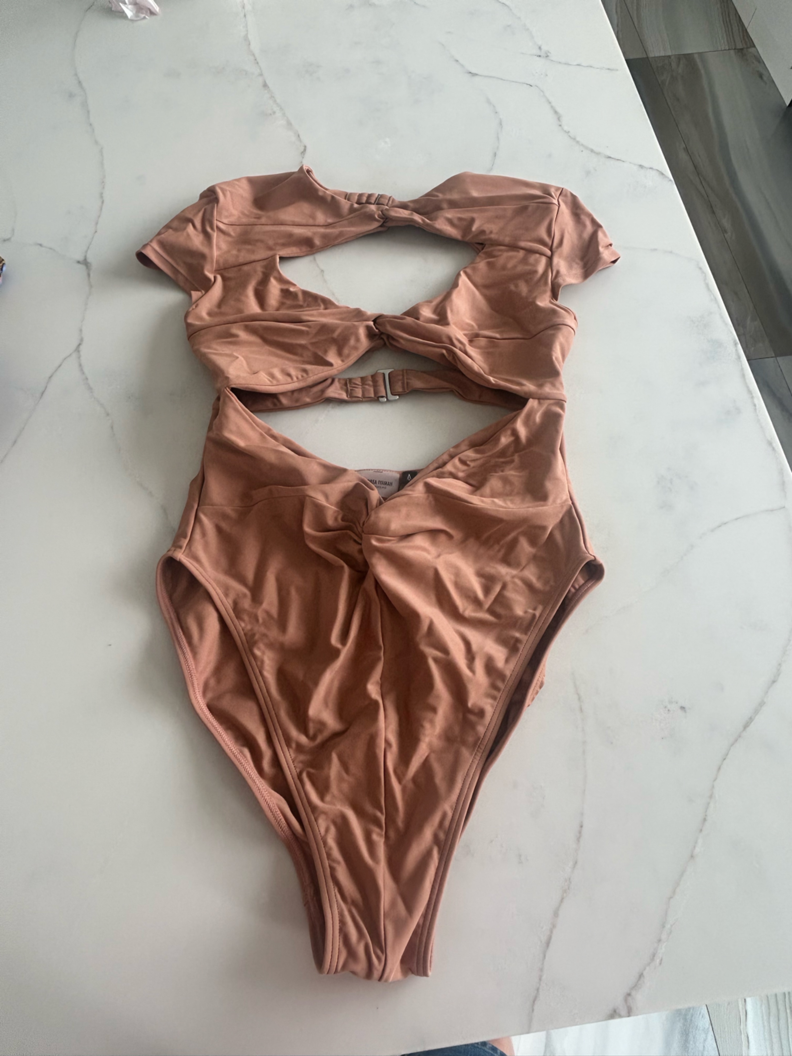 Andrea Iyamah One-Piece Cut Out Swimsuit